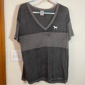 PINK Two-toned t-shirt